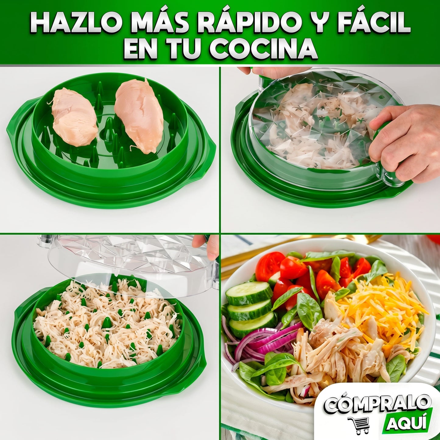 Desmenuzador para Pollo y Carne